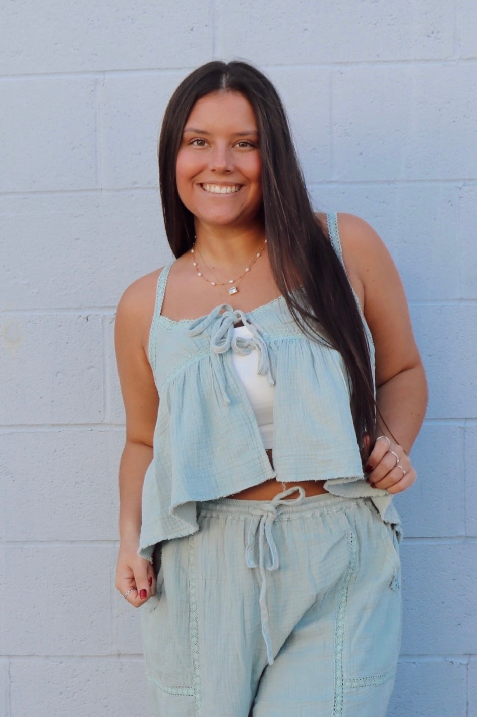 Topaz Breeze Top