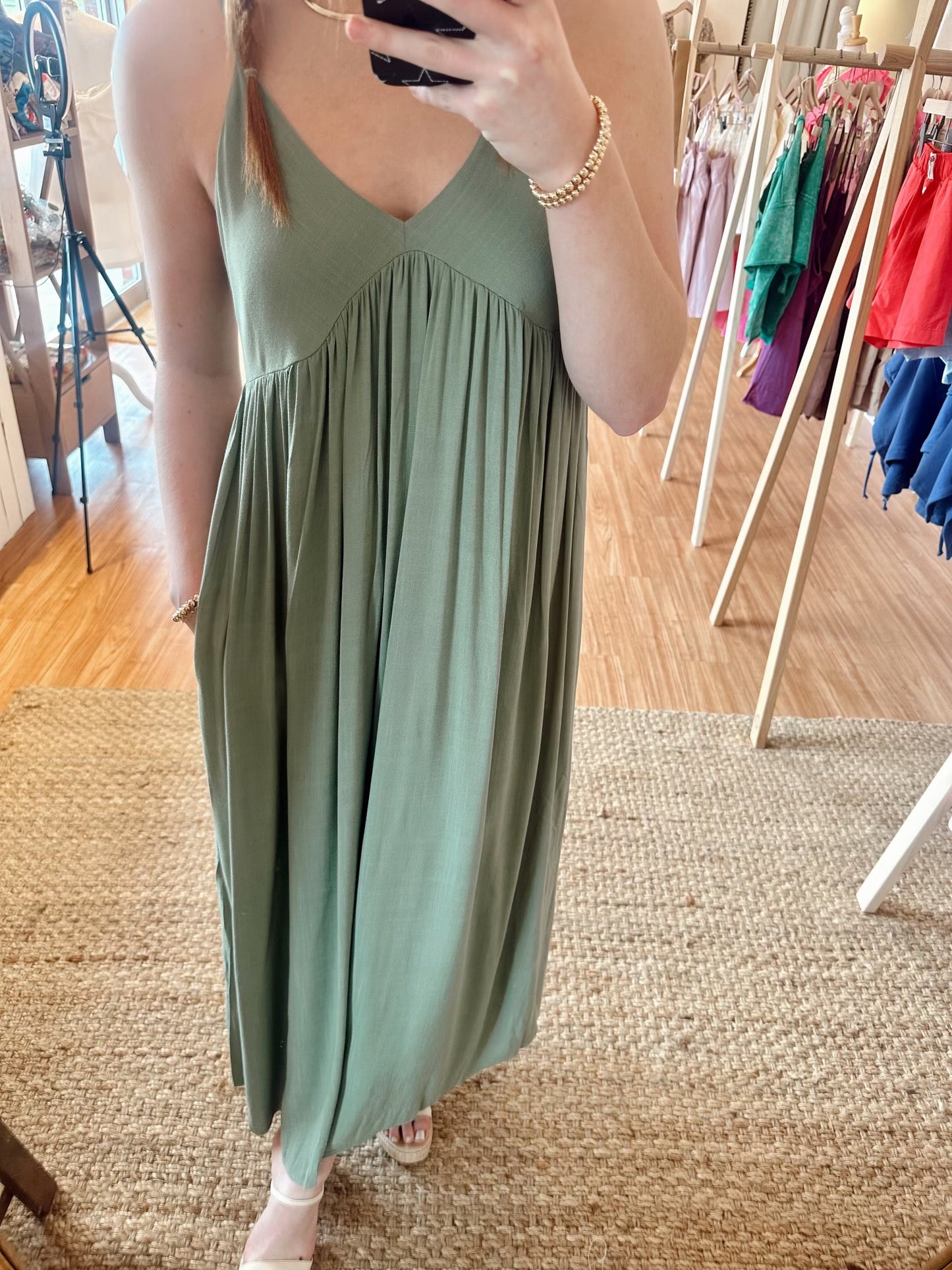 Emerald Breeze Dress