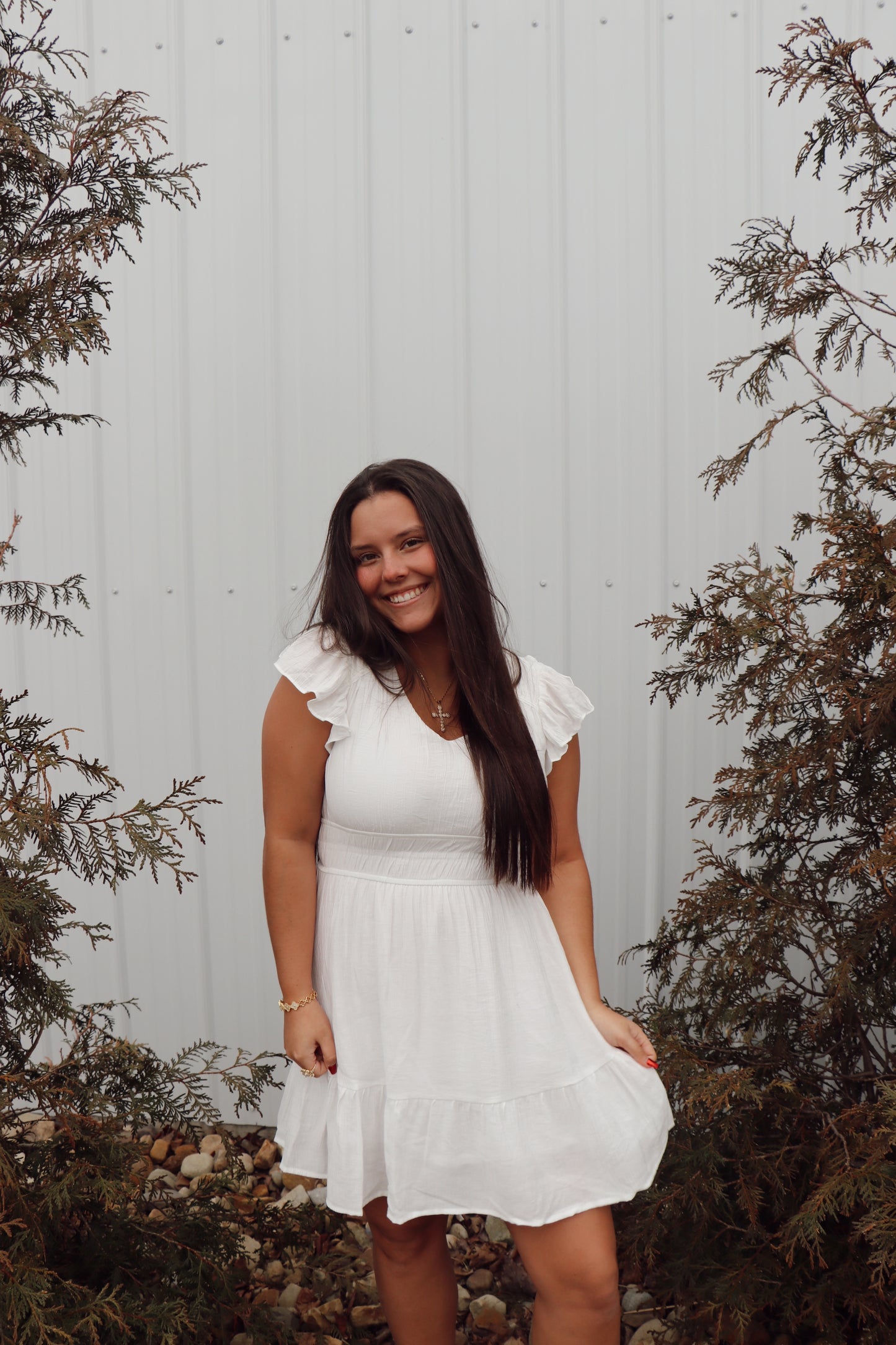 Simply Sweet Dress in White