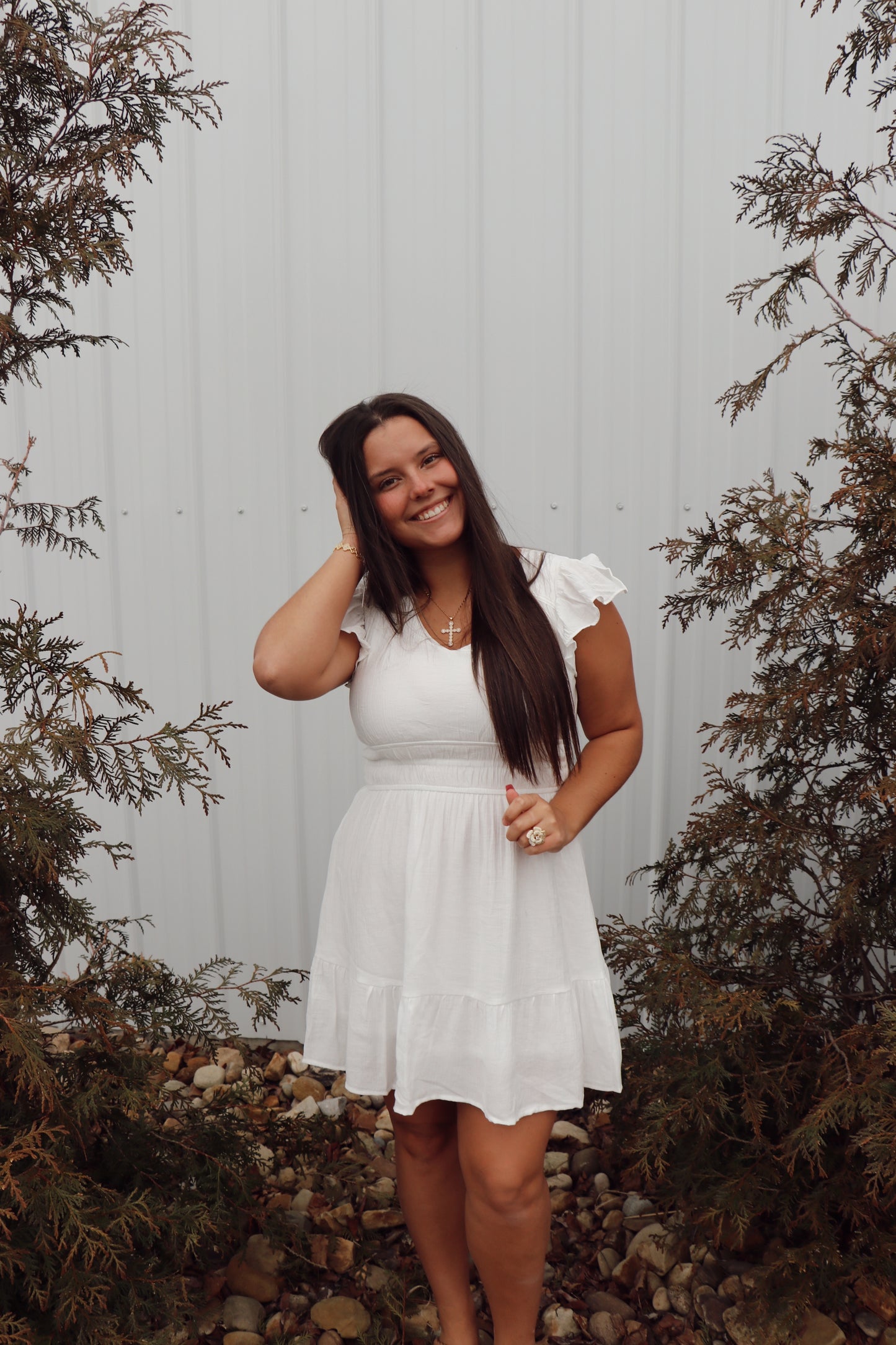 Simply Sweet Dress in White