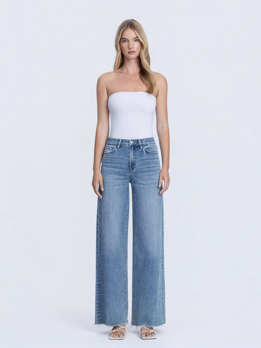 Vervet High Rise Wide Leg Jeans
