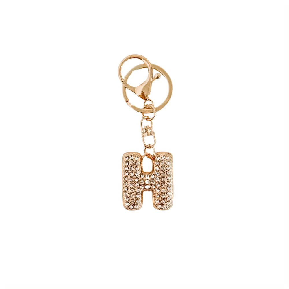 Diamond Initial Bag Charms