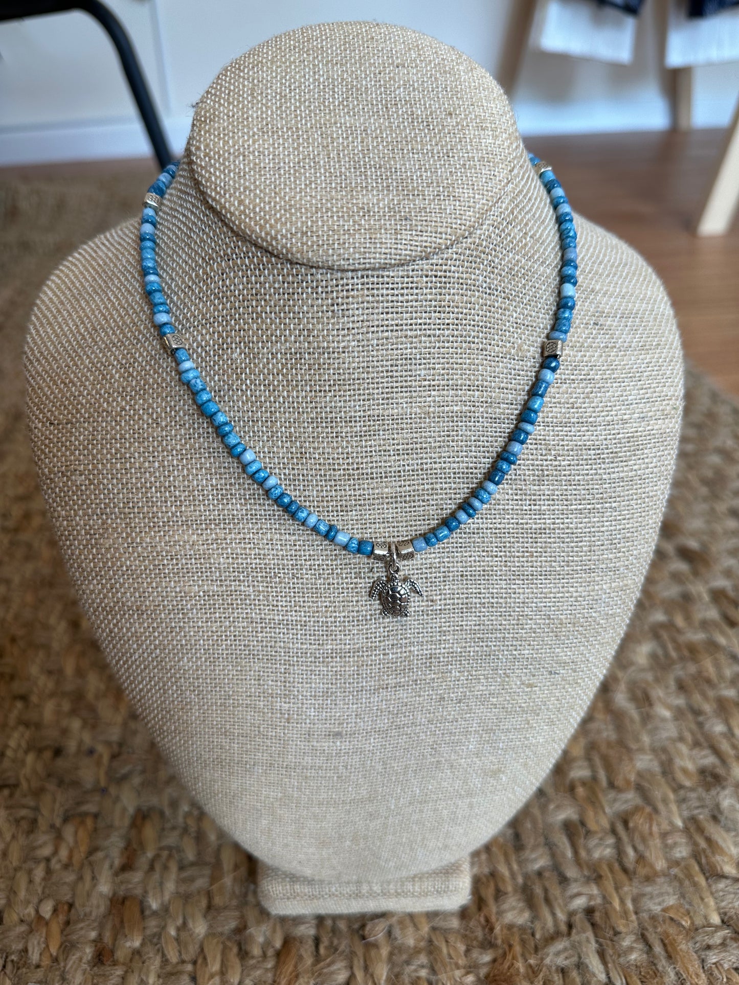 Brenda’s Beaded Turtle Necklace