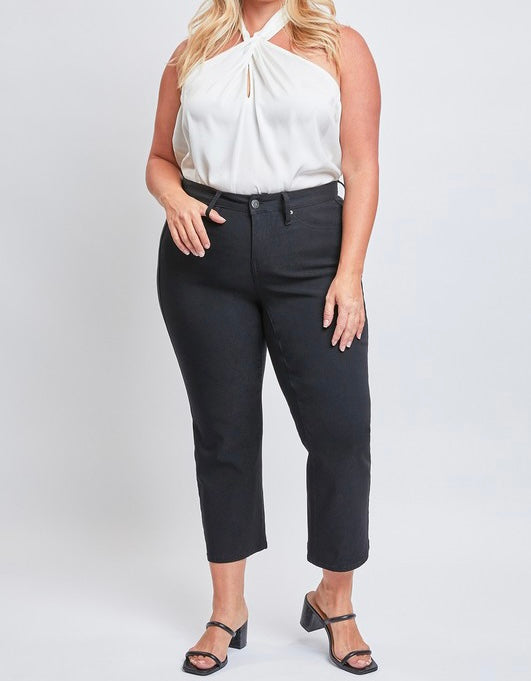 Missy Plus Size Cropped Pants