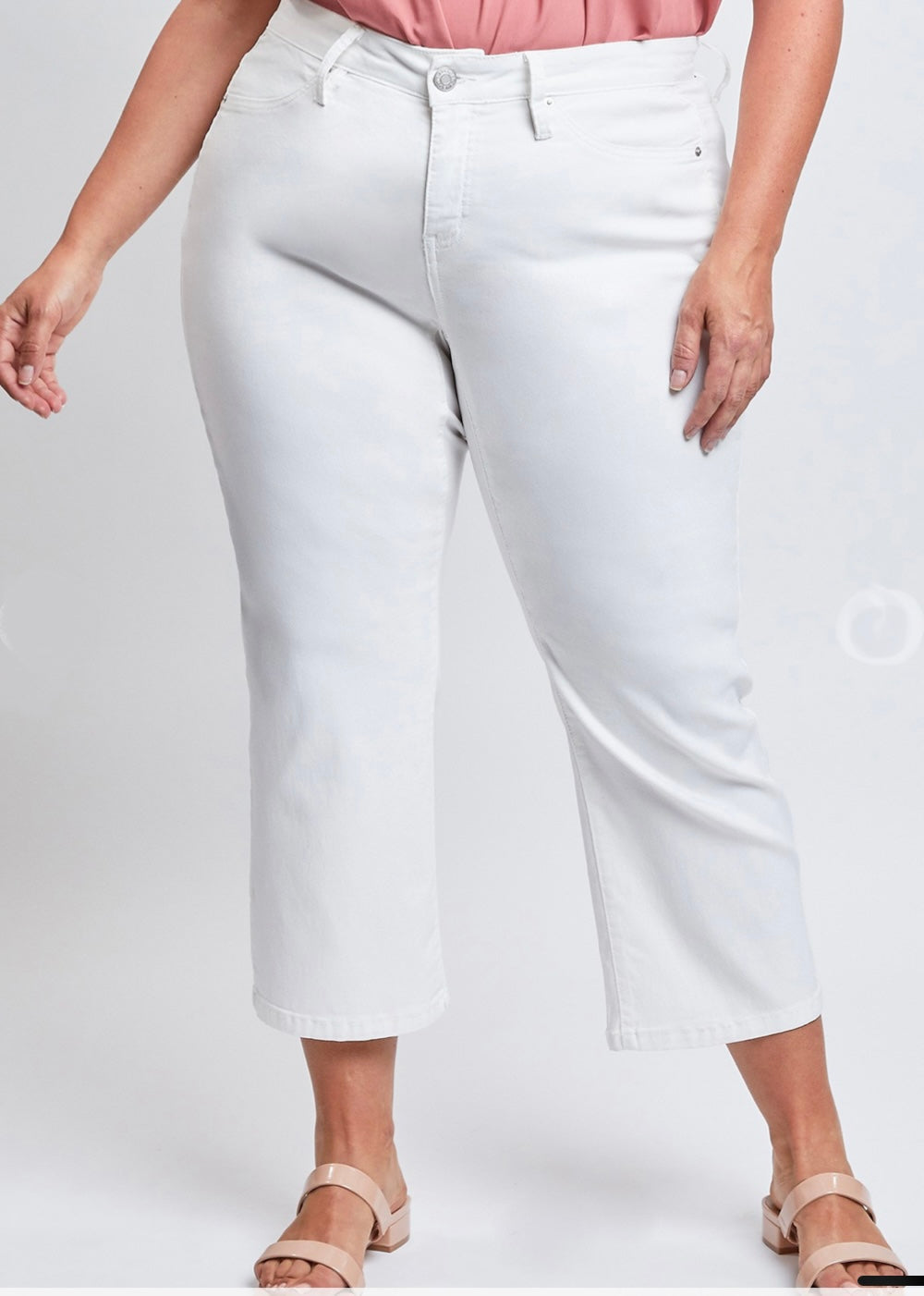 Missy Plus Size Cropped Pants