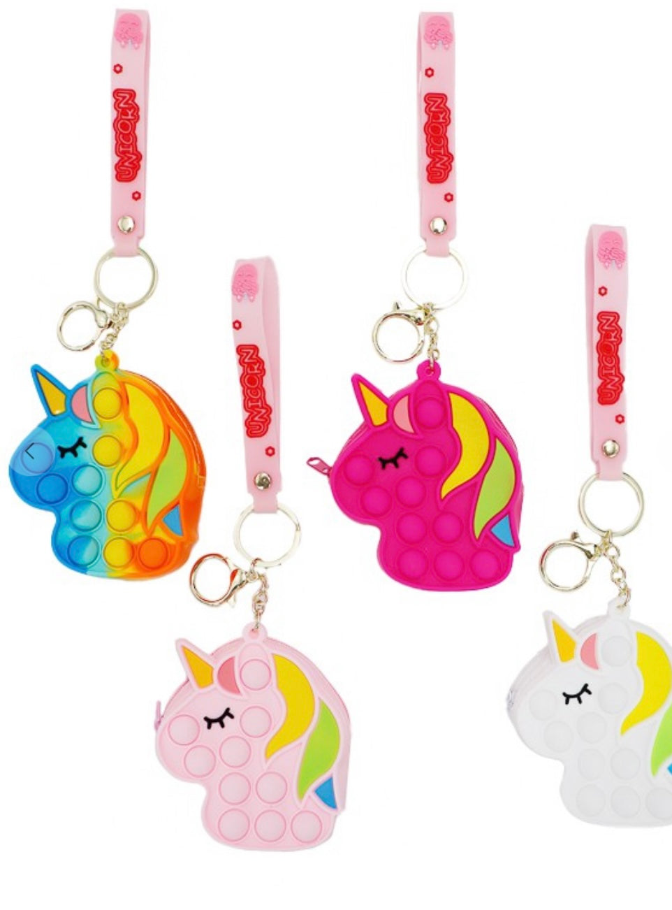 Unicorn Fidget Keychain