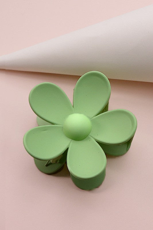 Oversized Flower Hair Claw Clip