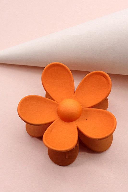 Oversized Flower Hair Claw Clip