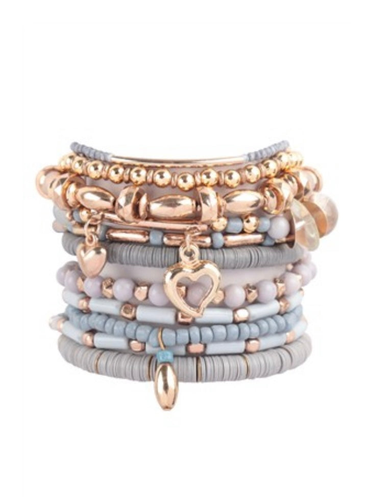 Dainty Beaded Bracelet Set