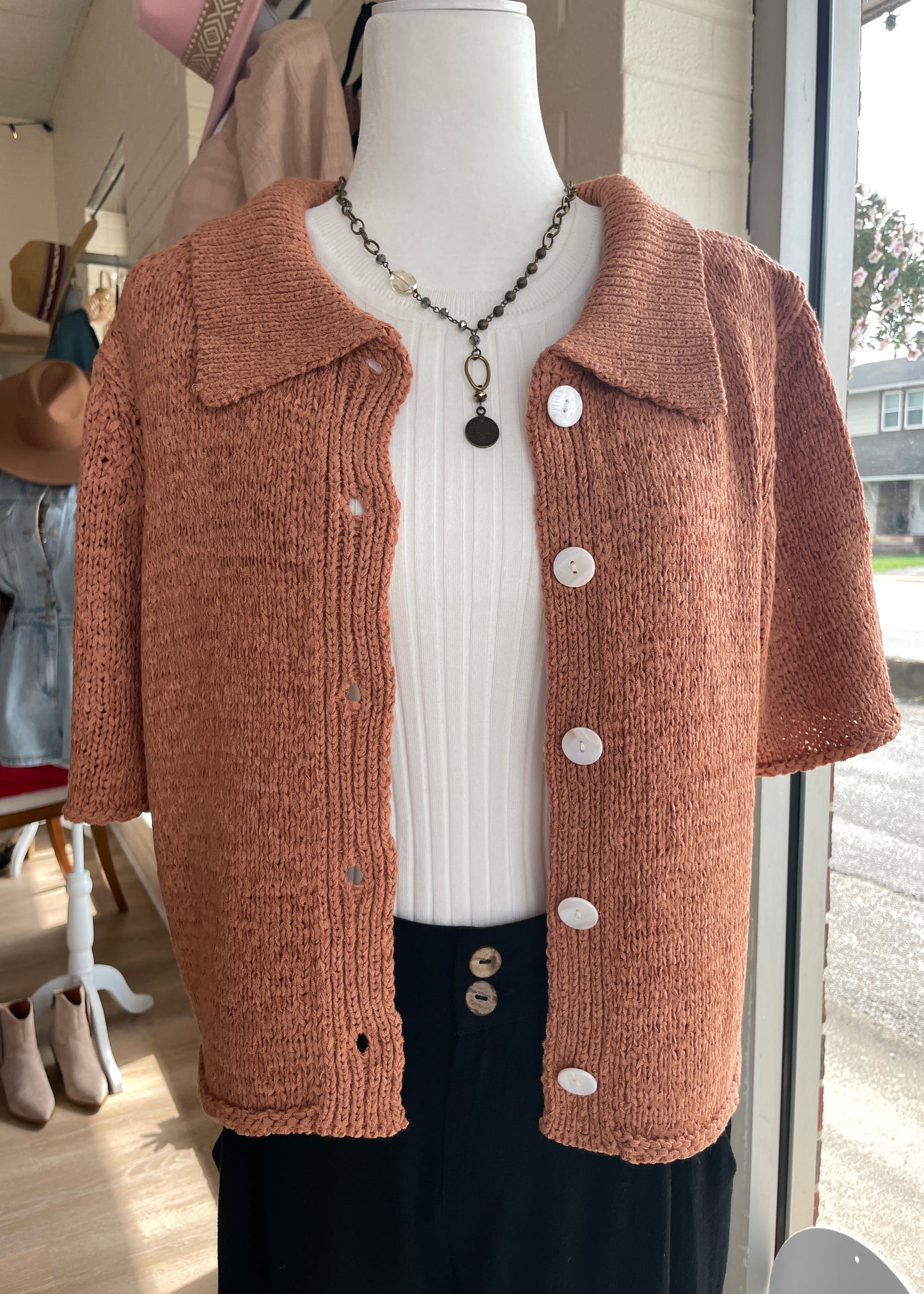 Emmy Short Sleeve Cardigan