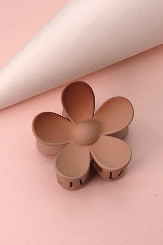 Oversized Flower Hair Claw Clip