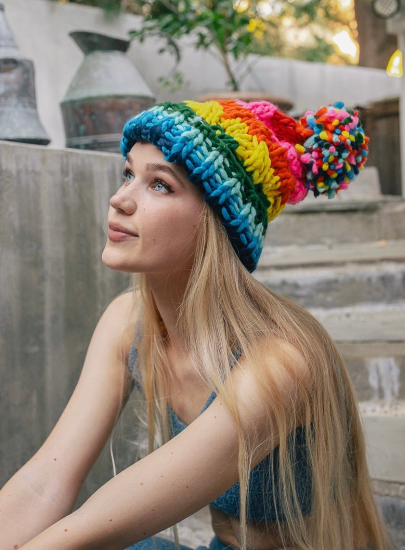Rainbow Beanie
