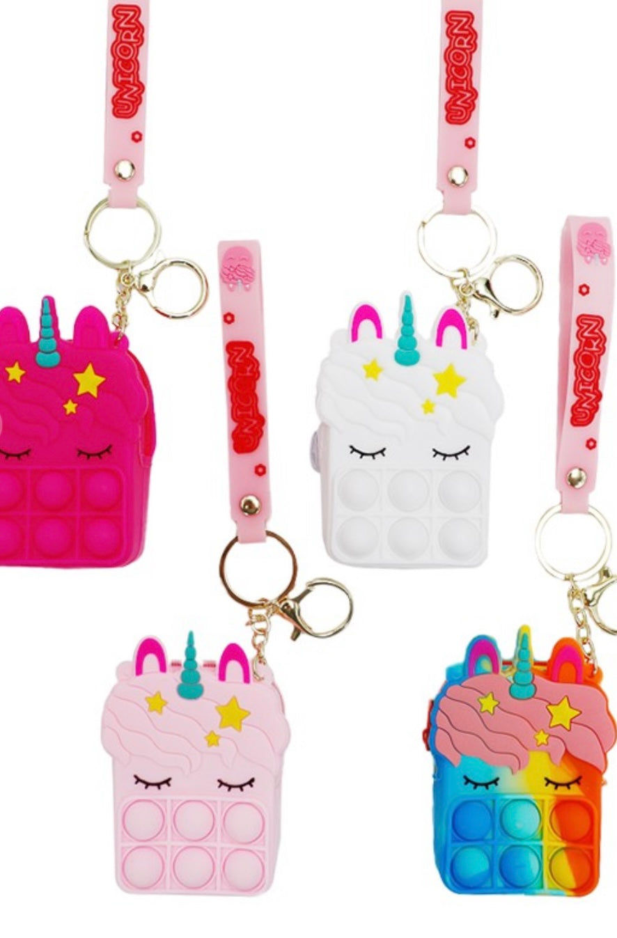 Unicorn Fidget Keychain