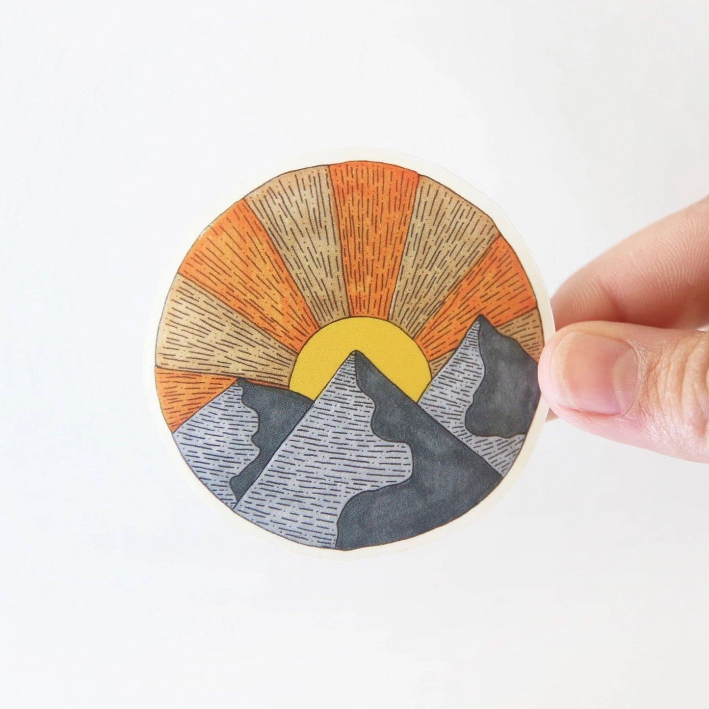 Mountain Sunrise Sticker