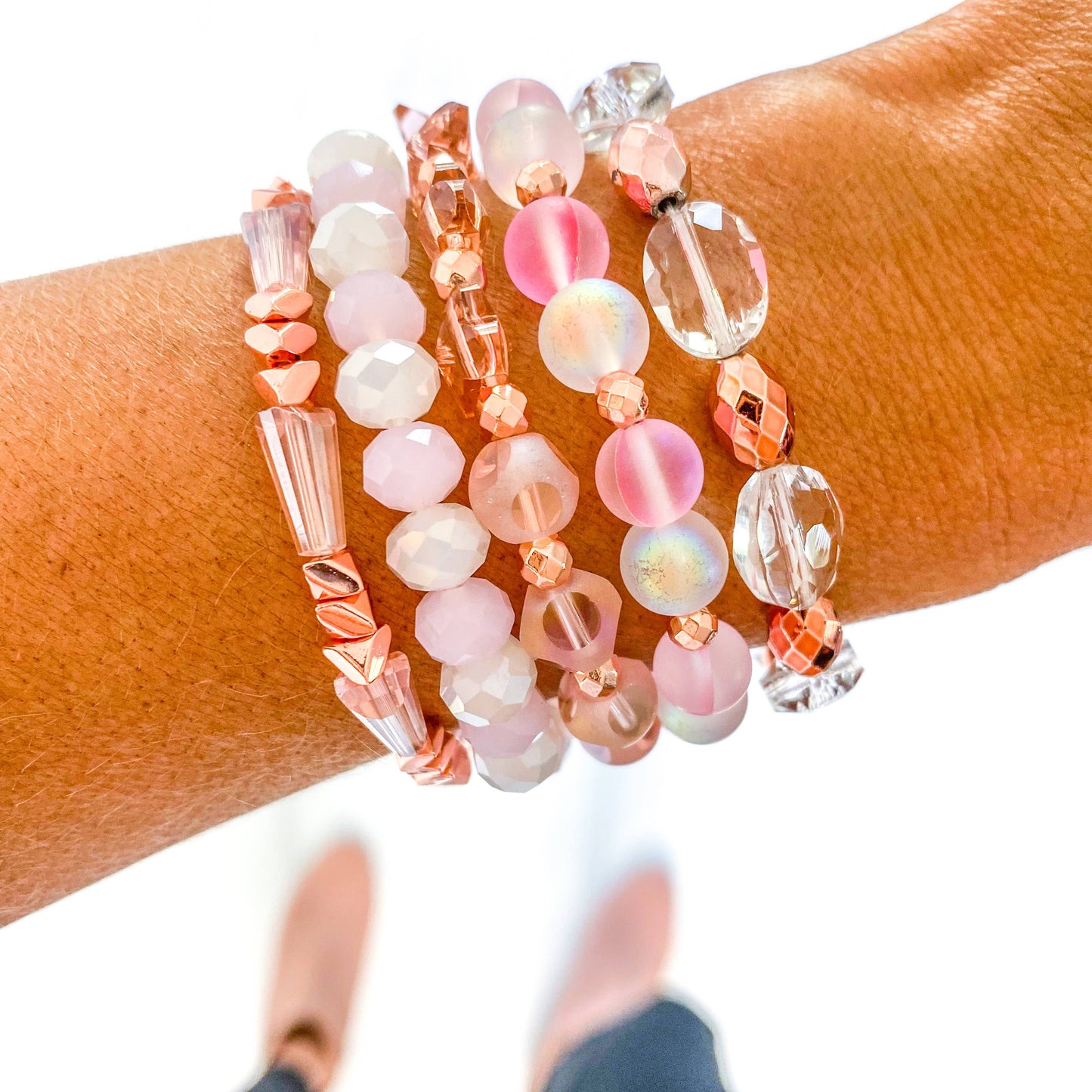Pink Delight Bracelet Stack