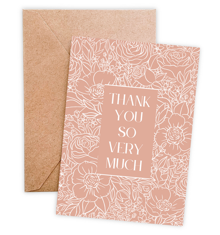 Thank You So Very Much Card