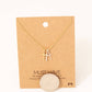 Triple Cross Pendant Necklace