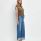 Vervet High Rise Cuffed Wide Leg Jeans
