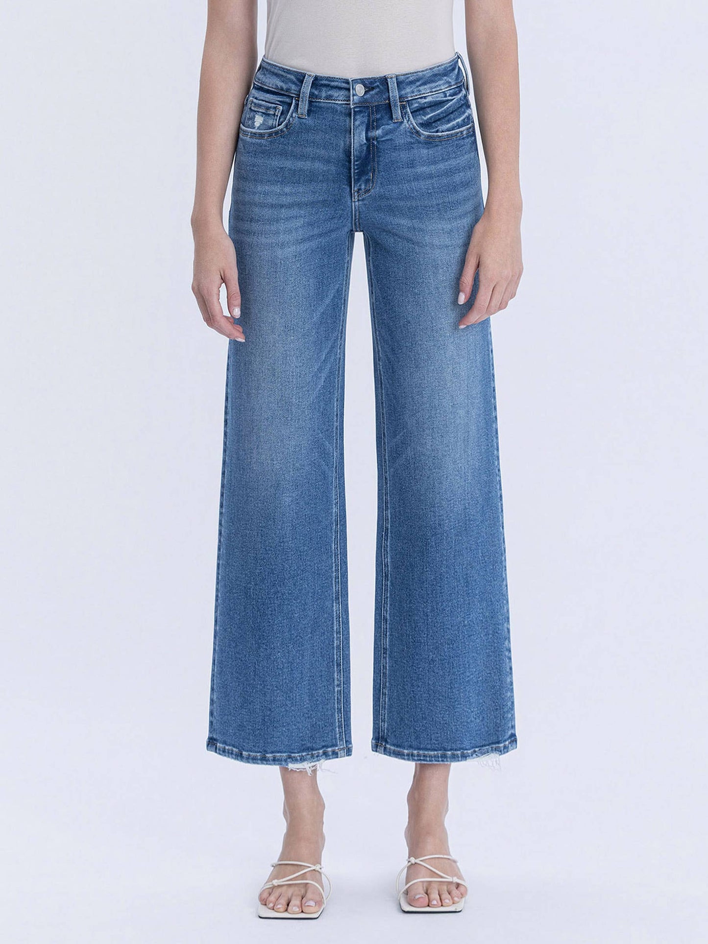 High Rise Ankle Jeans