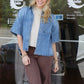 Short Sleeve Denim Jacket