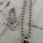 Silver Bubble Heart Bracelet
