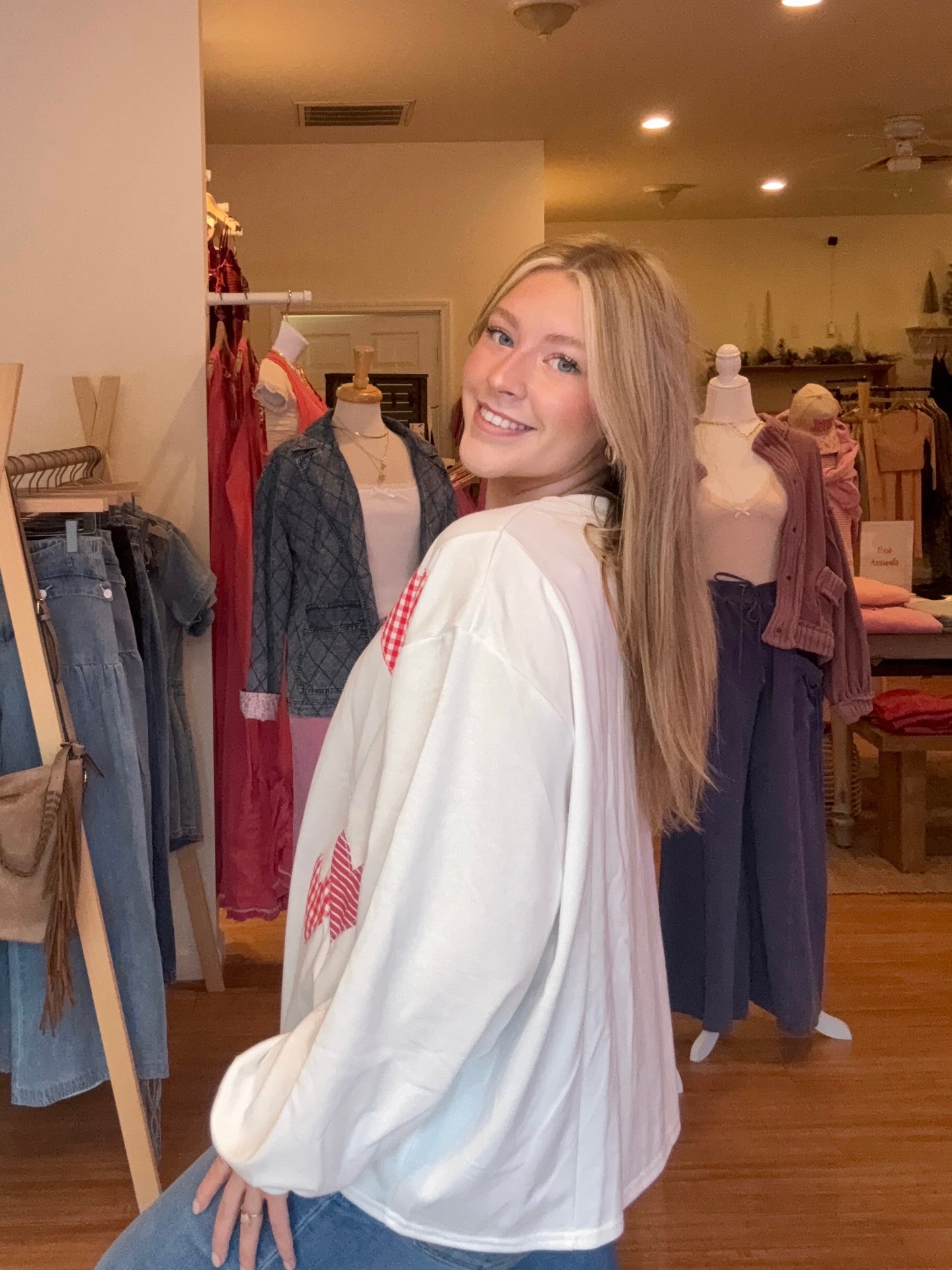 Hearts Aflutter Sweatshirt