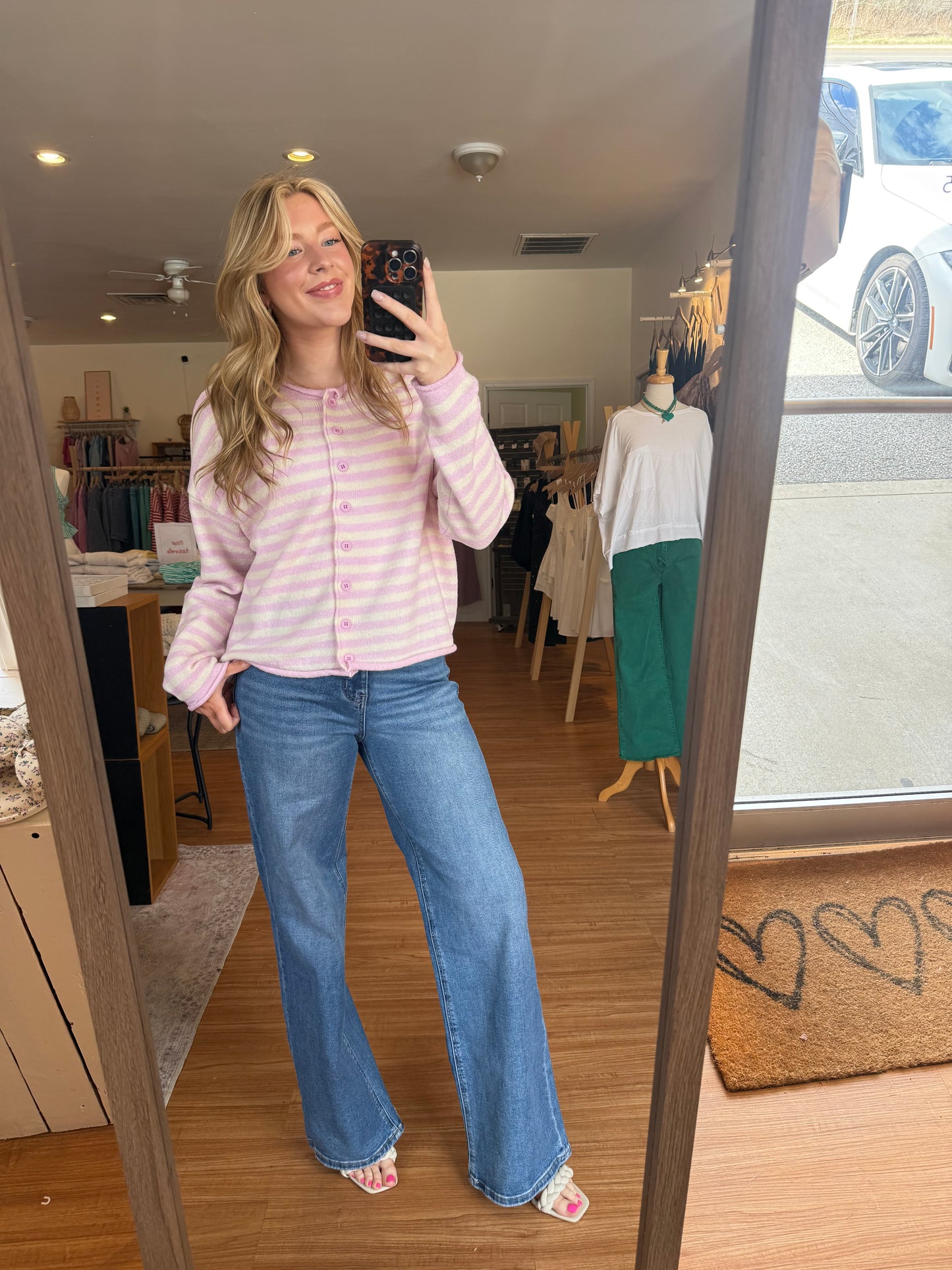 Barbie Striped Cardigan