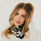 Sylvie Leopard Square Scarf: Brown