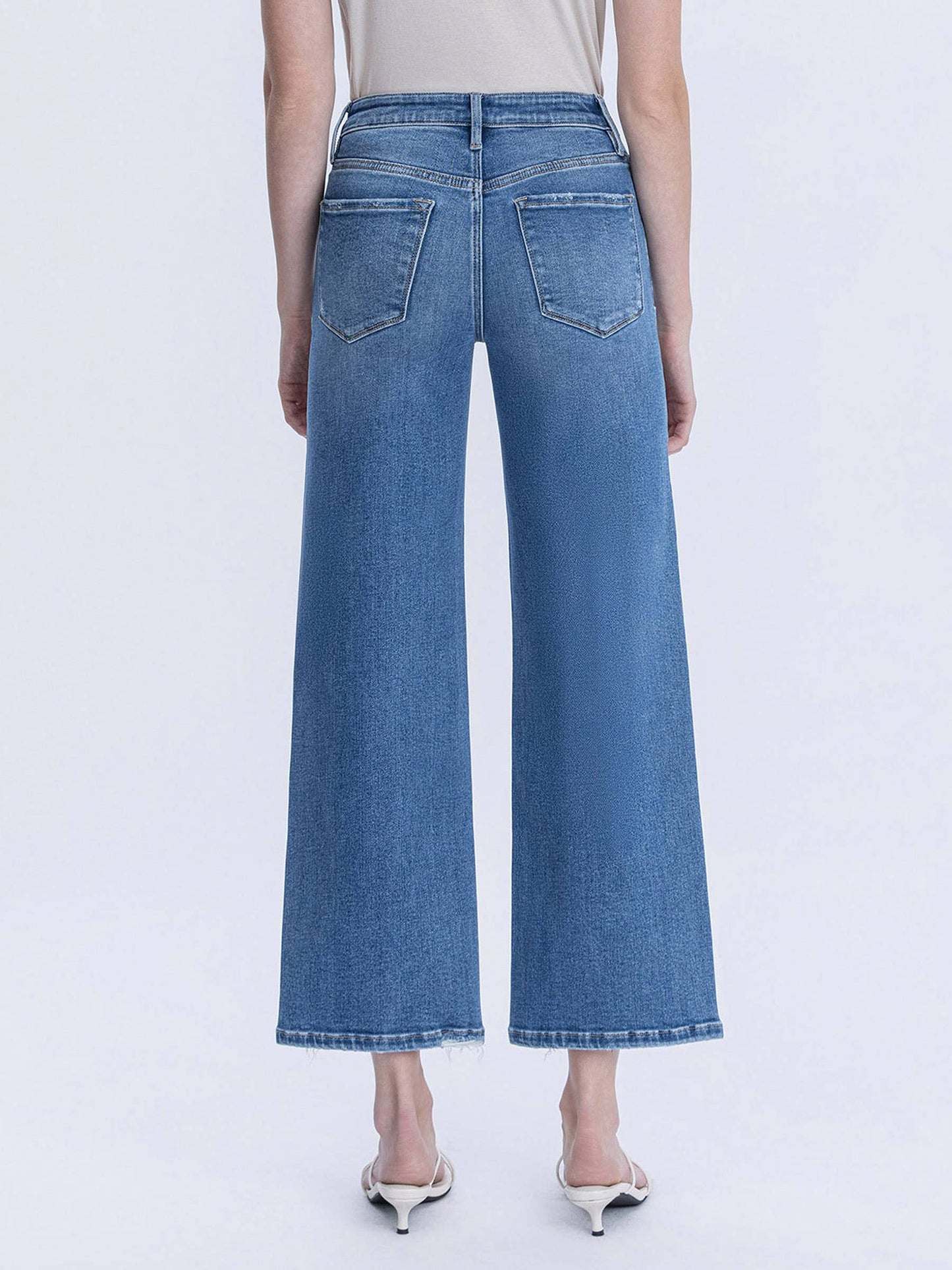 High Rise Ankle Jeans