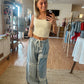 Lace Overlay Jeans