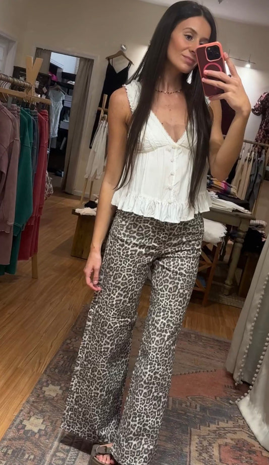 Amélie Lace Trim Top