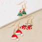Santa Hat, Stocking and Tree Earrings