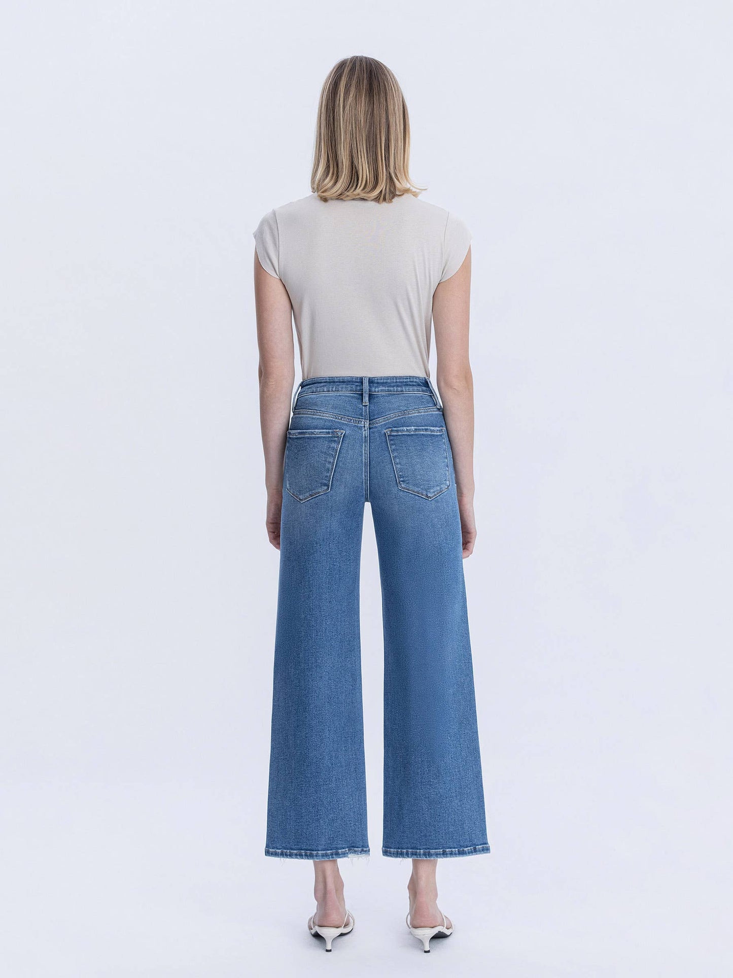 High Rise Ankle Jeans