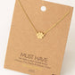 Mini Paw Print Charm Necklace