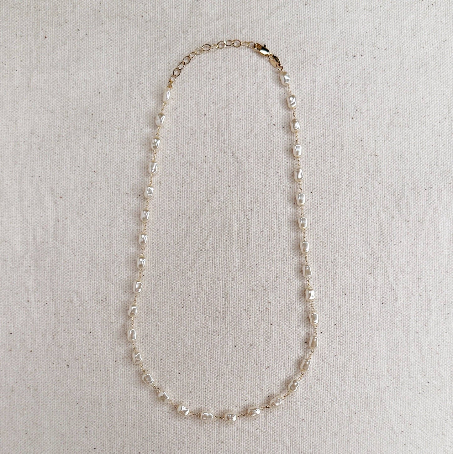 Baroque Pearl Necklace: 18 inches