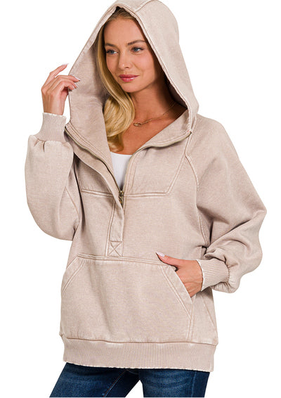 Extraordinary Half Zip Hoodie