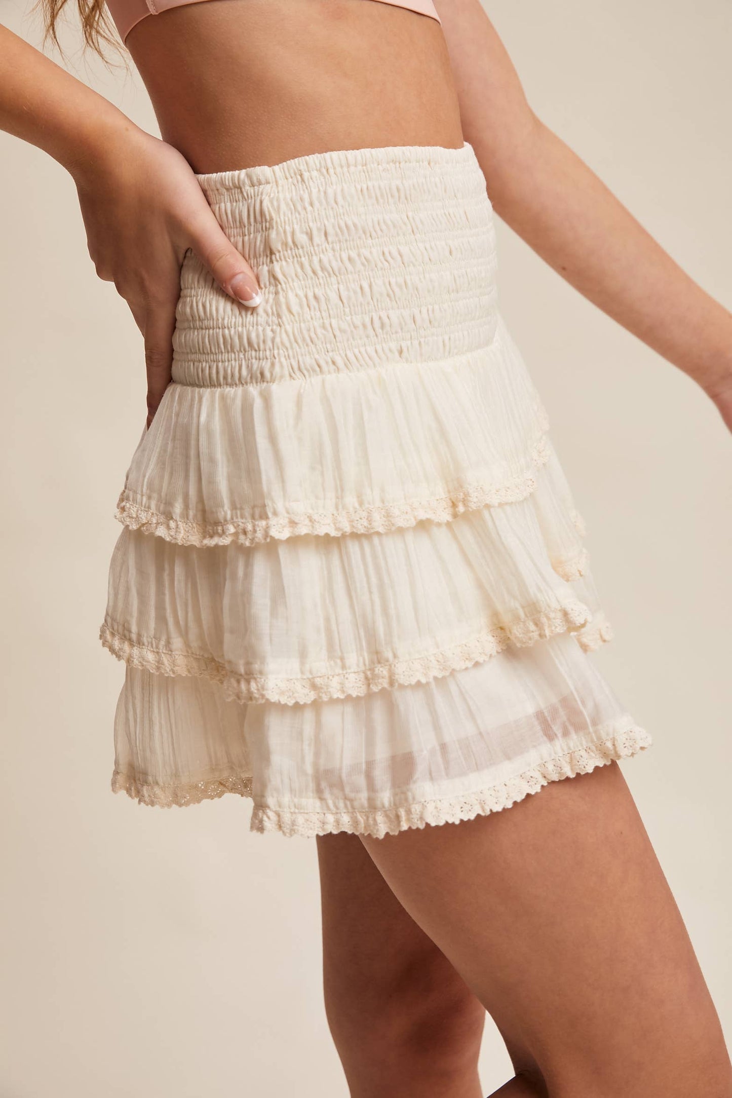 Camille Lace Skort