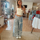 Lace Overlay Jeans