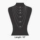 18K Gold Dipped Mountain Outline Necklace