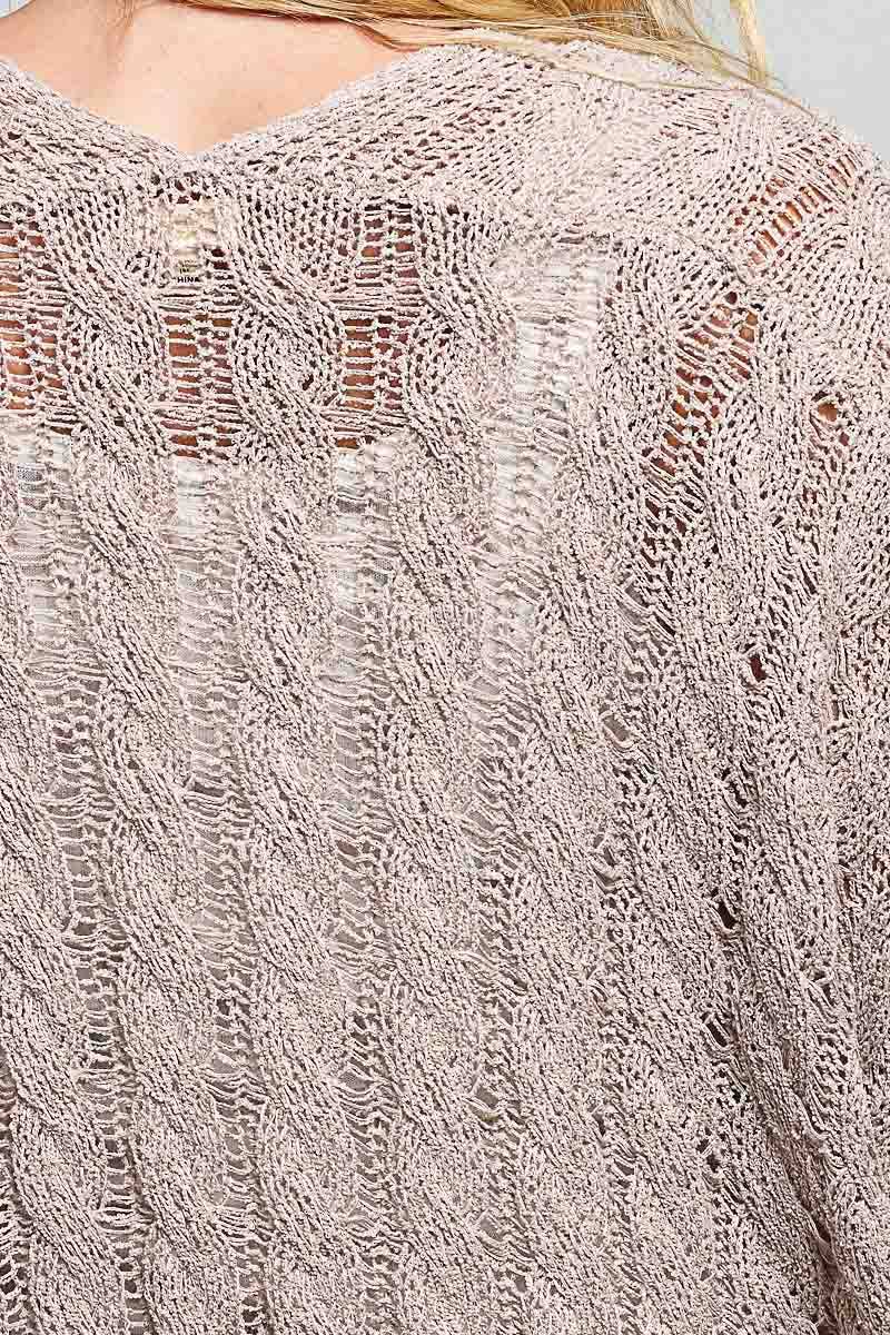 Carmel Almond Cardigan
