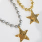 Barb & Star Necklace || Gold On Gold: GOLD