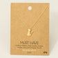 Gold Dipped Cat Pendant Necklace:G