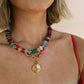 Kaleidoscope Beaded Necklace
