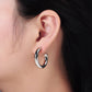 Silver Hoop Earrings