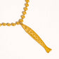 Bellisse 18K Gold Non-Tarnish Vintage Fish Necklace: Yellow Gold