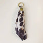 Etta Scarf Bag Charm: Black Floral