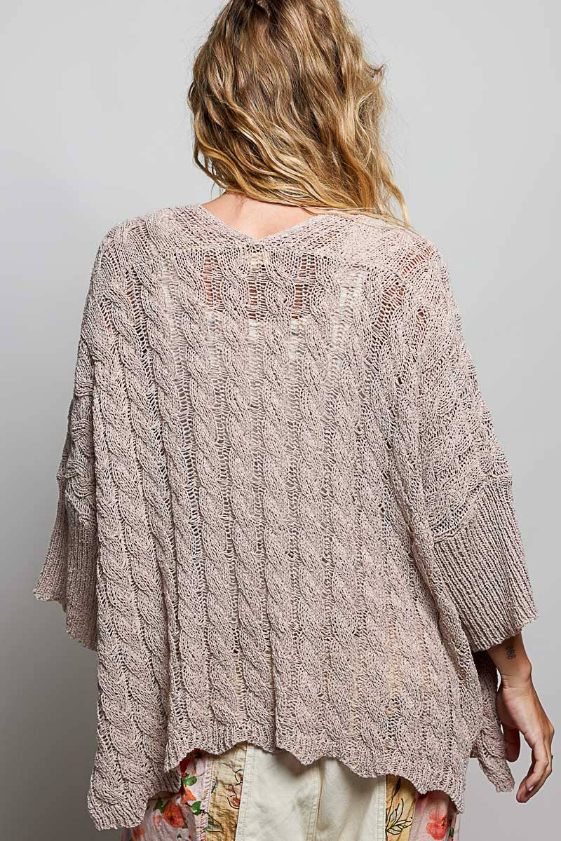 Carmel Almond Cardigan