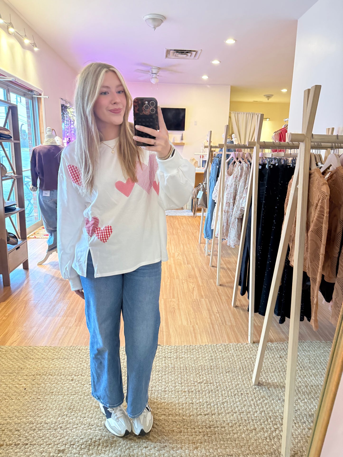 Hearts Aflutter Sweatshirt