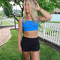 Criss Cross Sports Bra Top