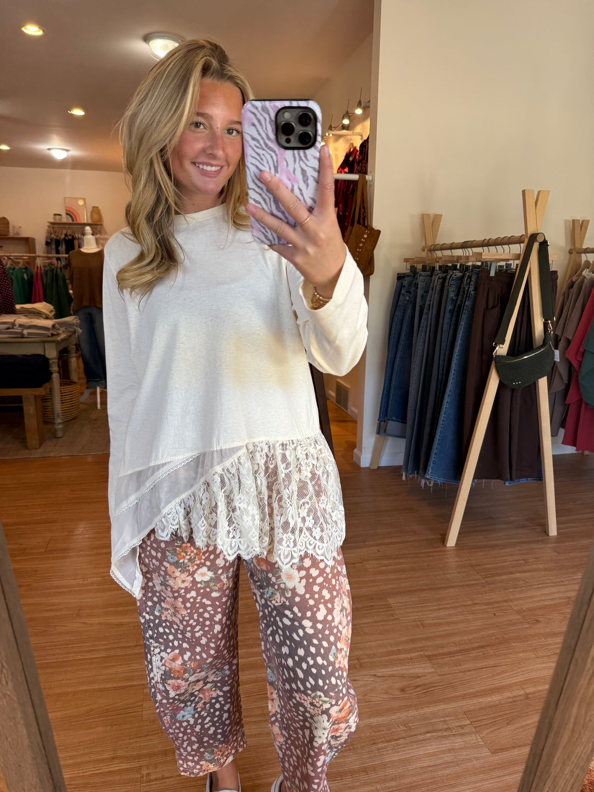 Lace & Layers Long Sleeve Top